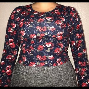 Hollister Floral Crop Top